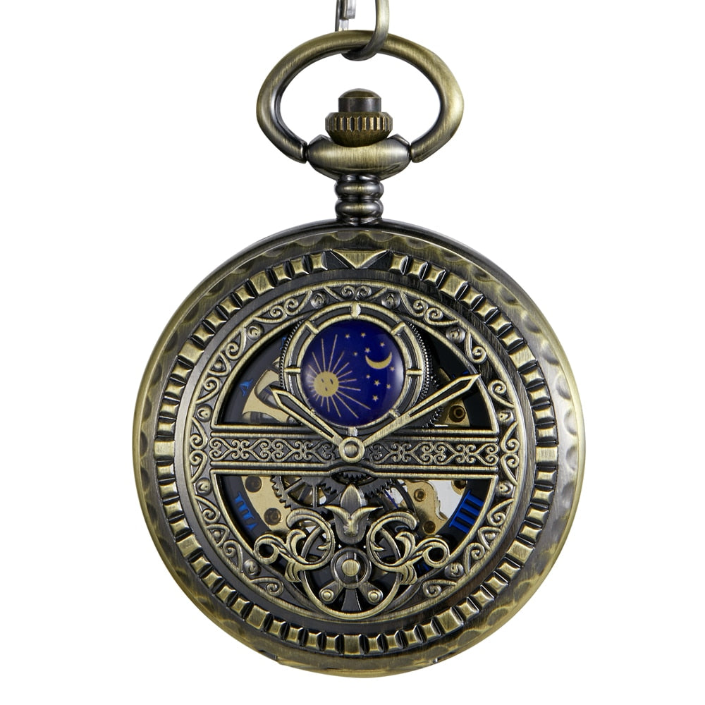 Montre à Gousset Mécanique Antique - Style Astronomique