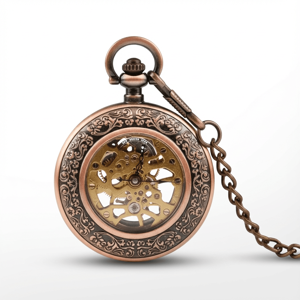 Montre à Gousset Mécanique Antique - Style Victorien