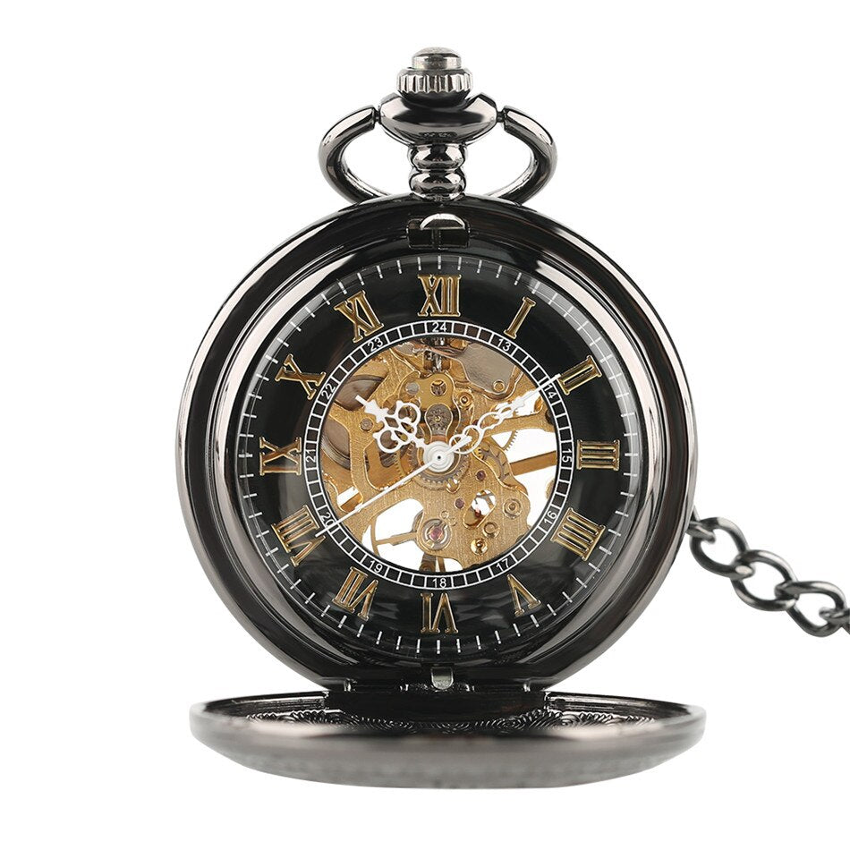 Montre à Gousset Mécanique Steampunk - Design rétro-Futuriste