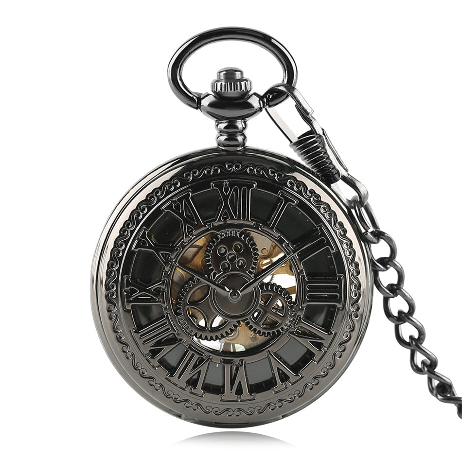Montre à Gousset Mécanique Steampunk - Design rétro-Futuriste