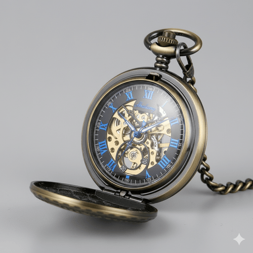 Montre à Gousset Mécanique Antique - Style Astronomique