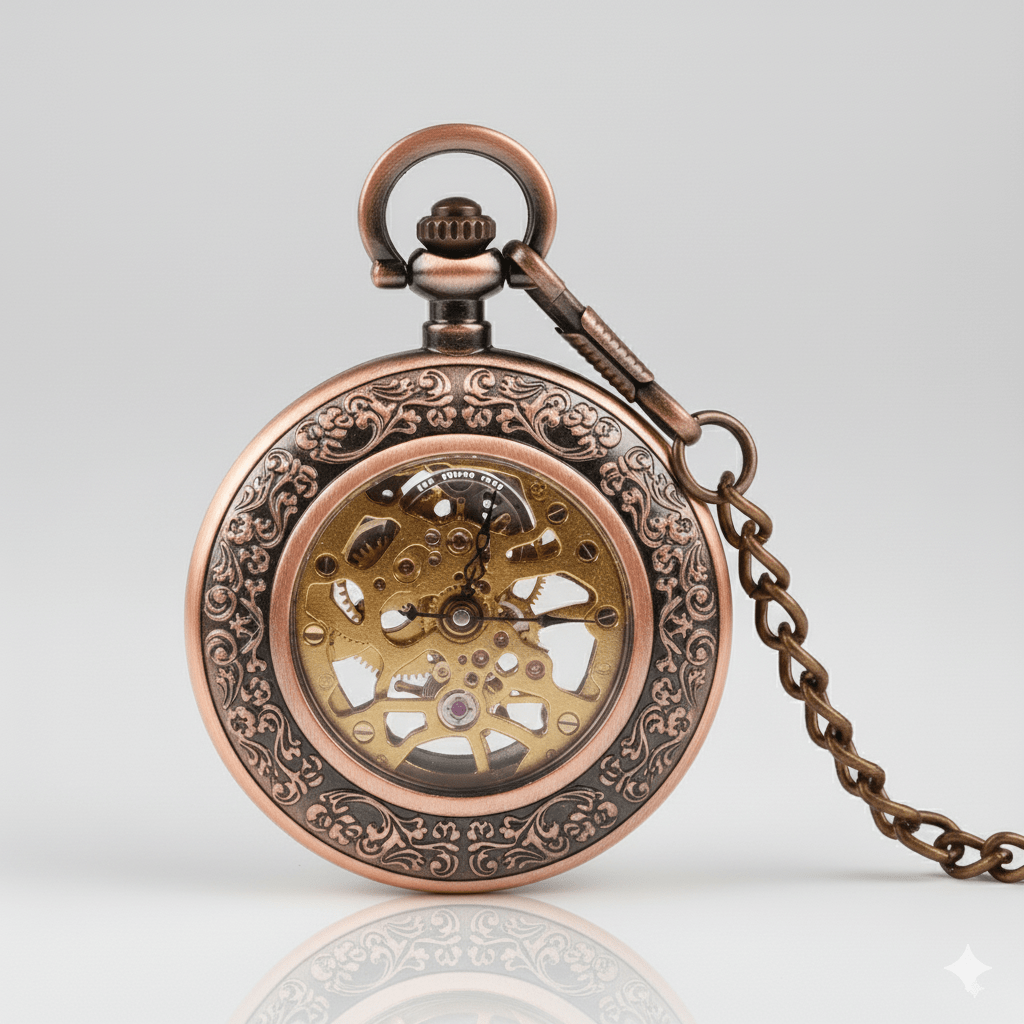 Montre à Gousset Mécanique Antique - Style Victorien